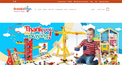 Desktop Screenshot of brainkidtoys.com